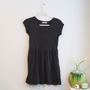 GARAGE Heathered Gray Babydoll T-Shirt Dress
